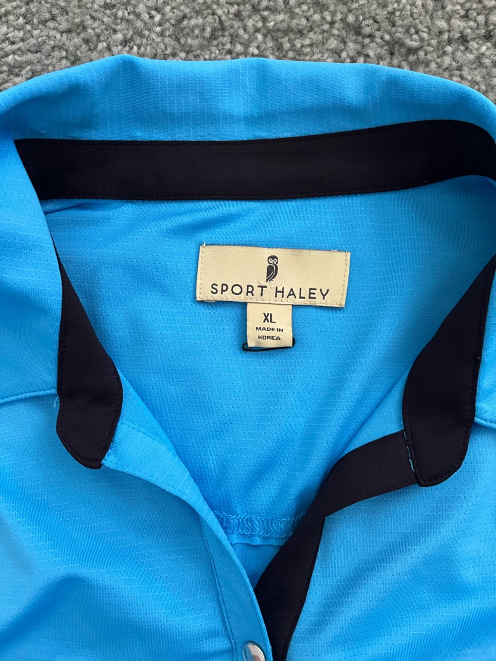 Sport Haley Womens Turquoise Short Sleeve Polo - Picture 6 of 6